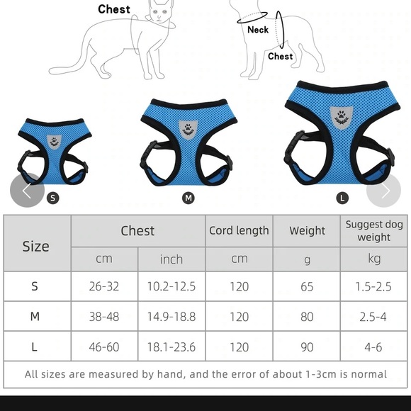 NWT Comfort Dog Harness Leash Bundle Set - Picture 6 of 6